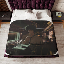 Load image into Gallery viewer, Spike Spiegel Sherpa Blanket
