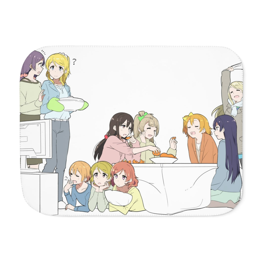 Anime Love Live! Sherpa Blanket