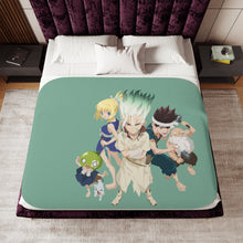 Load image into Gallery viewer, Anime Dr. Stone Sherpa Blanket
