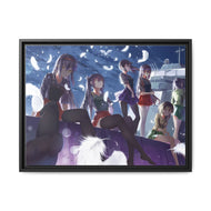 KanColle Carrier Girls Canvas Framed Art Print