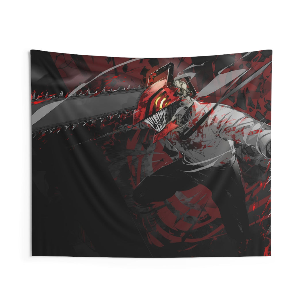 Anime Chainsaw Man Indoor Wall Tapestry