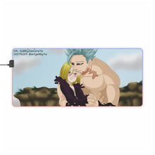 Load image into Gallery viewer, The Seven Deadly Sins Ban, Elaine RGB LED Mouse Pad (Desk Mat)
