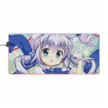 Load image into Gallery viewer, Is the Order a Rabbit? RGB LED Mouse Pad (Desk Mat)
