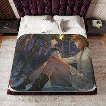 Load image into Gallery viewer, The Promised Neverland Norman, Emma Sherpa Blanket
