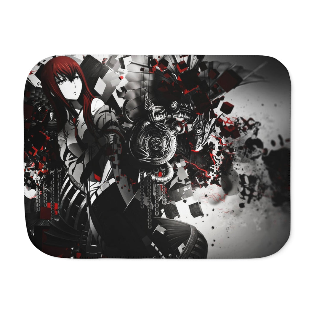 Makise Kurisu Sherpa Blanket