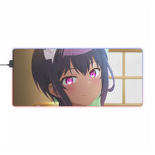 Load image into Gallery viewer, Lilith posing for Camera! RGB LED Mouse Pad (Desk Mat)
