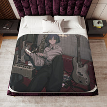 Load image into Gallery viewer, Bocchi the Rock Sherpa Blanket
