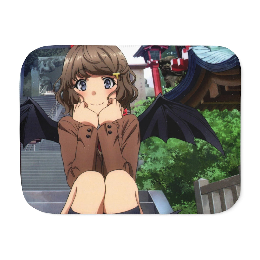 Rascal Does Not Dream Of Bunny Girl Senpai Sherpa Blanket