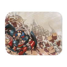 Load image into Gallery viewer, Anime Tengen Toppa Gurren Lagannr Sherpa Blanket
