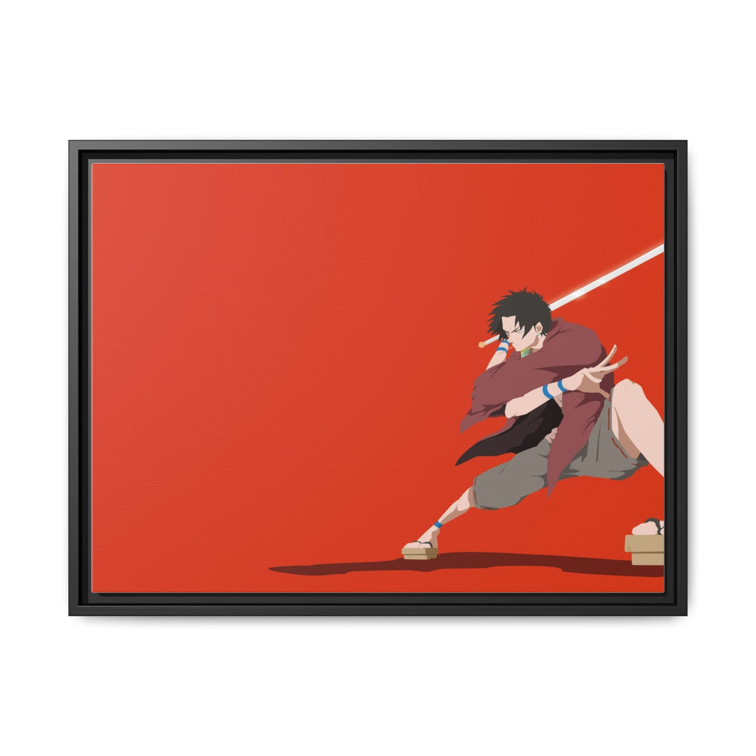 Anime Samurai Champloo Canvas Framed Art Print