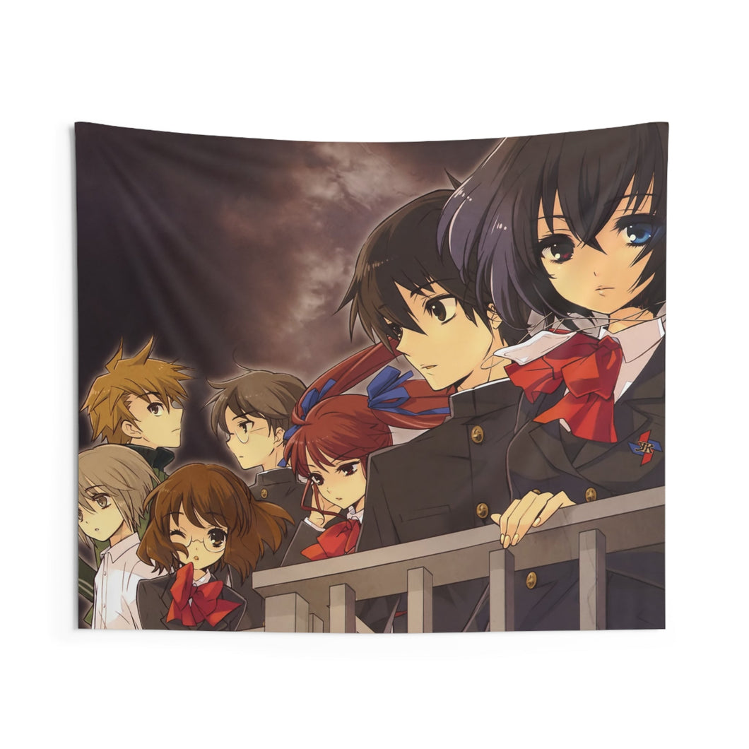 Another Mei Misaki, Kouichi Sakakibara, Izumi Akazawa, Naoya Teshigawara, Yuuya Mochizuki Indoor Wall Tapestry