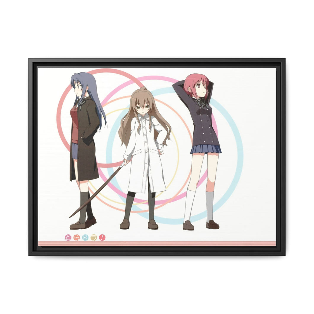 Toradora! Canvas Framed Art Print