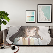 Load image into Gallery viewer, Rascal Does Not Dream Of Bunny Girl Senpai Sherpa Blanket
