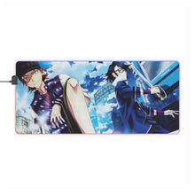 Load image into Gallery viewer, Saruhiko Fushimi Vs Misaki Yata RGB LED Mouse Pad (Desk Mat)
