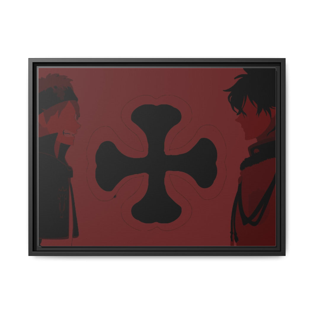 Asta X Yuno Canvas Framed Art Print