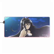 Load image into Gallery viewer, Sakurajima Mai RGB LED Mouse Pad (Desk Mat)
