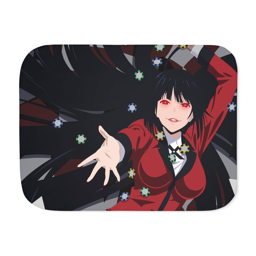 Kakegurui Yumeko Jabami Sherpa Blanket