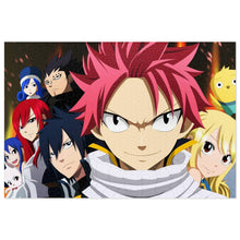 Load image into Gallery viewer, Fairy Tail Natsu Dragneel, Erza Scarlet, Lucy Heartfilia, Happy, Wendy Marvell Jigsaw Puzzle
