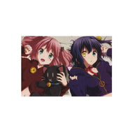 Rikka Takanashi and Satone Shichimiya Rug