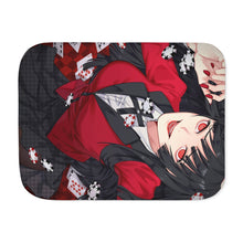 Load image into Gallery viewer, Anime Kakegurui Sherpa Blanket
