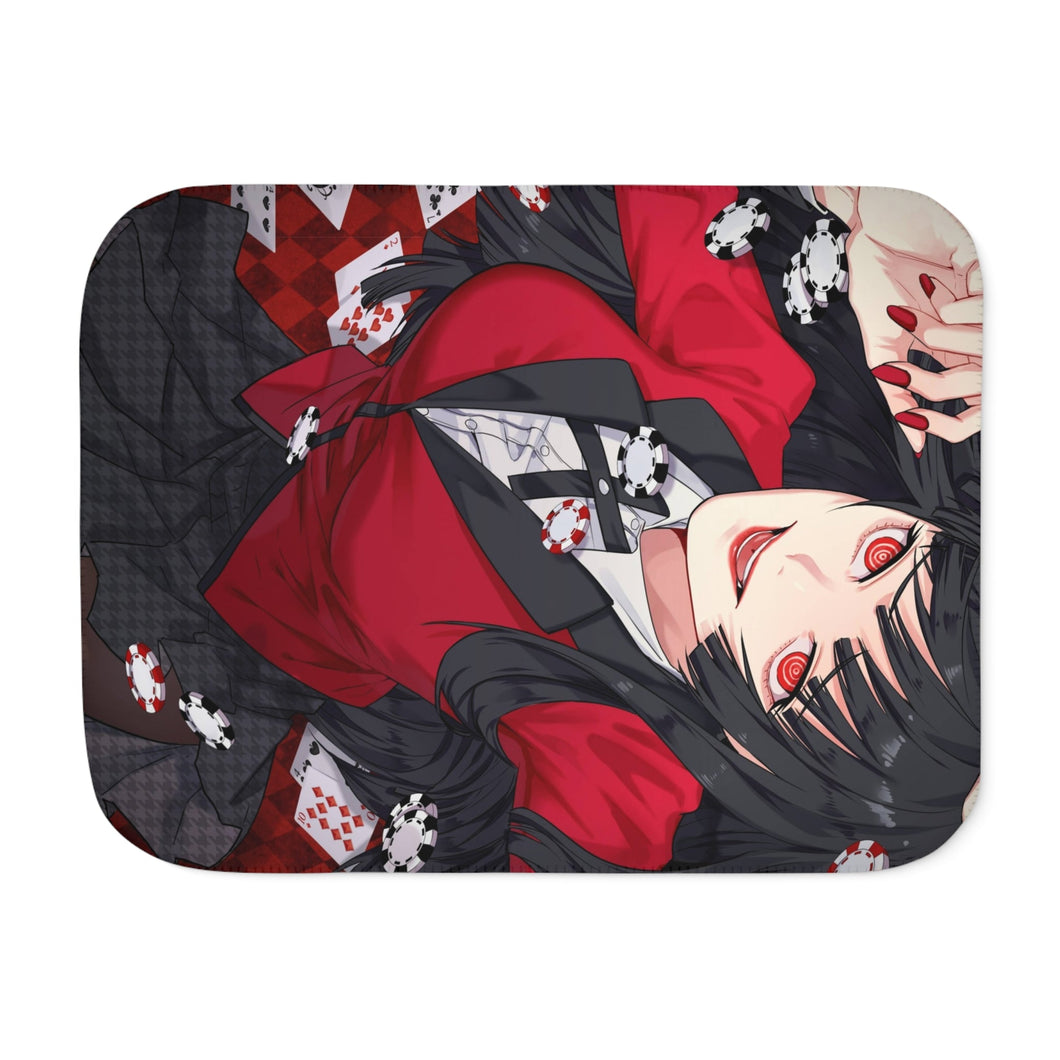 Anime Kakegurui Sherpa Blanket
