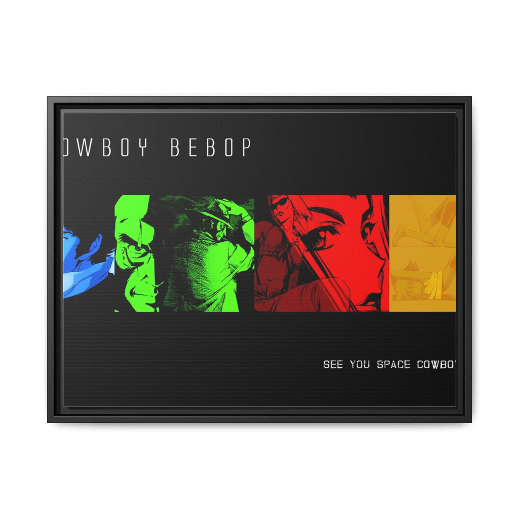 Anime Cowboy Bebop Canvas Framed Art Print
