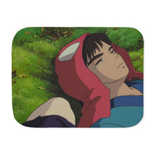 Load image into Gallery viewer, Anime Princess Mononoker Sherpa Blanket
