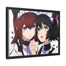 Load image into Gallery viewer, Makise and Mayuri Cosplay Canvas Framed Art Print
