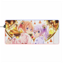 Load image into Gallery viewer, Is The Order A Rabbit? RGB LED Mouse Pad (Desk Mat)

