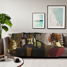 Load image into Gallery viewer, Anohana Meiko Honma, Naruko Anjou, Chiriko Tsurumi Sherpa Blanket
