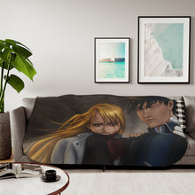 Load image into Gallery viewer, Roy Mustang Sherpa Blanket
