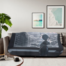 Load image into Gallery viewer, Anime Neon Genesis Evangelion Sherpa Blanket

