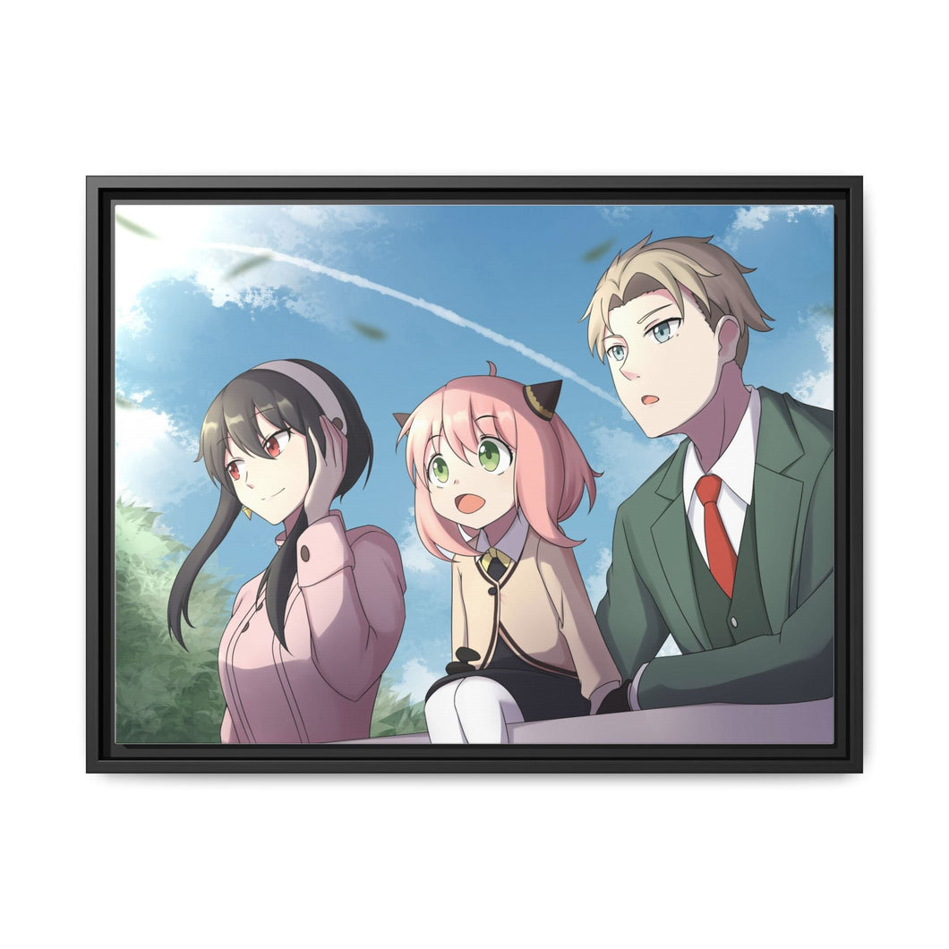Anime Spy x Family Canvas Framed Art Print