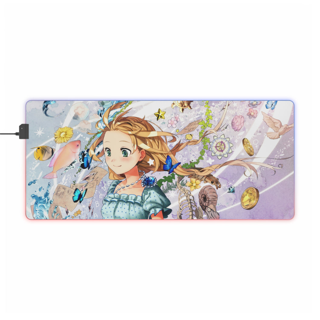 Anime Alice In Wonderland RGB LED Mouse Pad (Desk Mat)