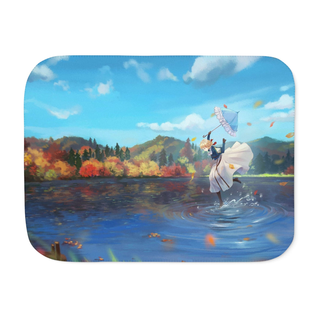 Anime Violet Evergardenr Sherpa Blanket