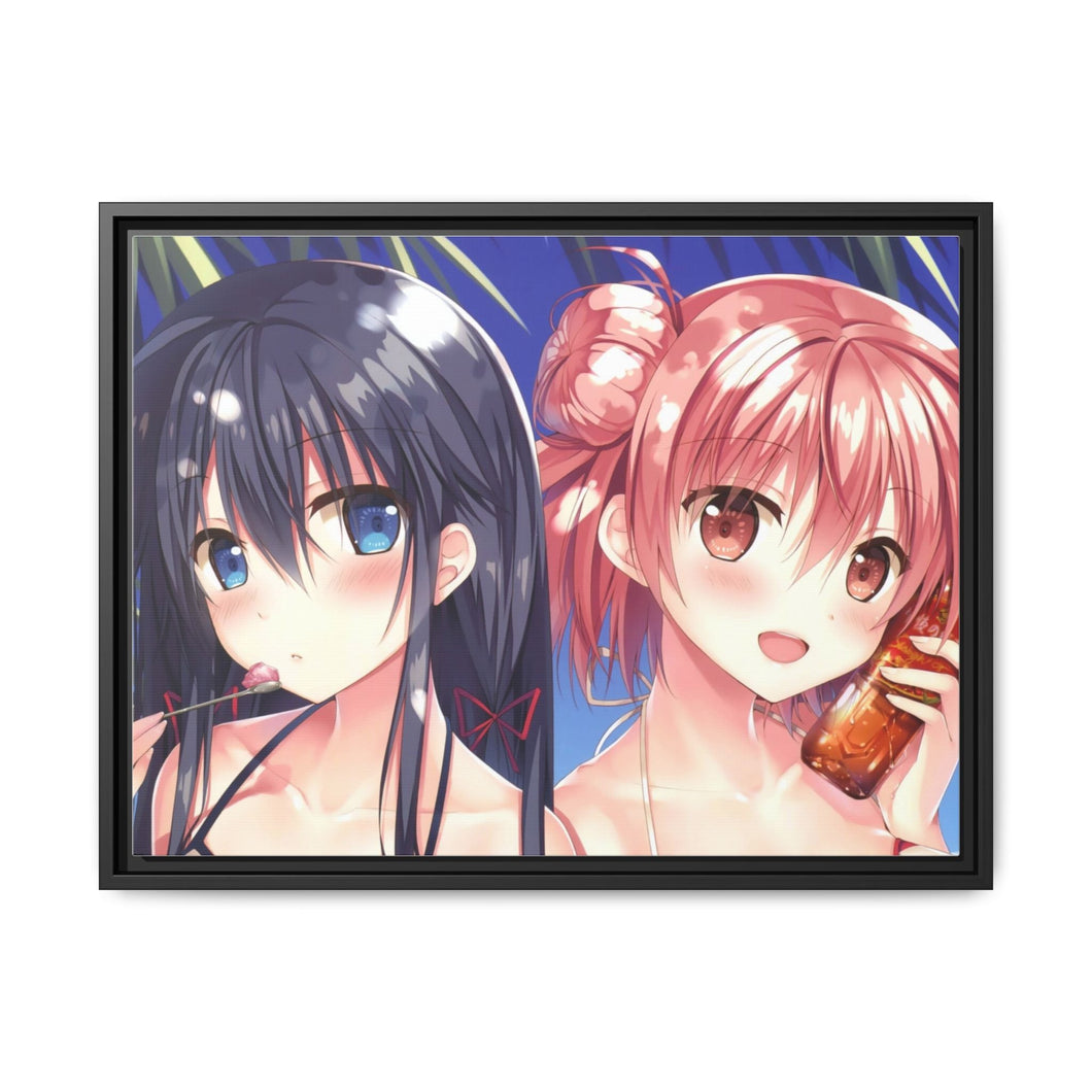 Anime My Teen Romantic Comedy SNAFU Canvas Framed Art Print