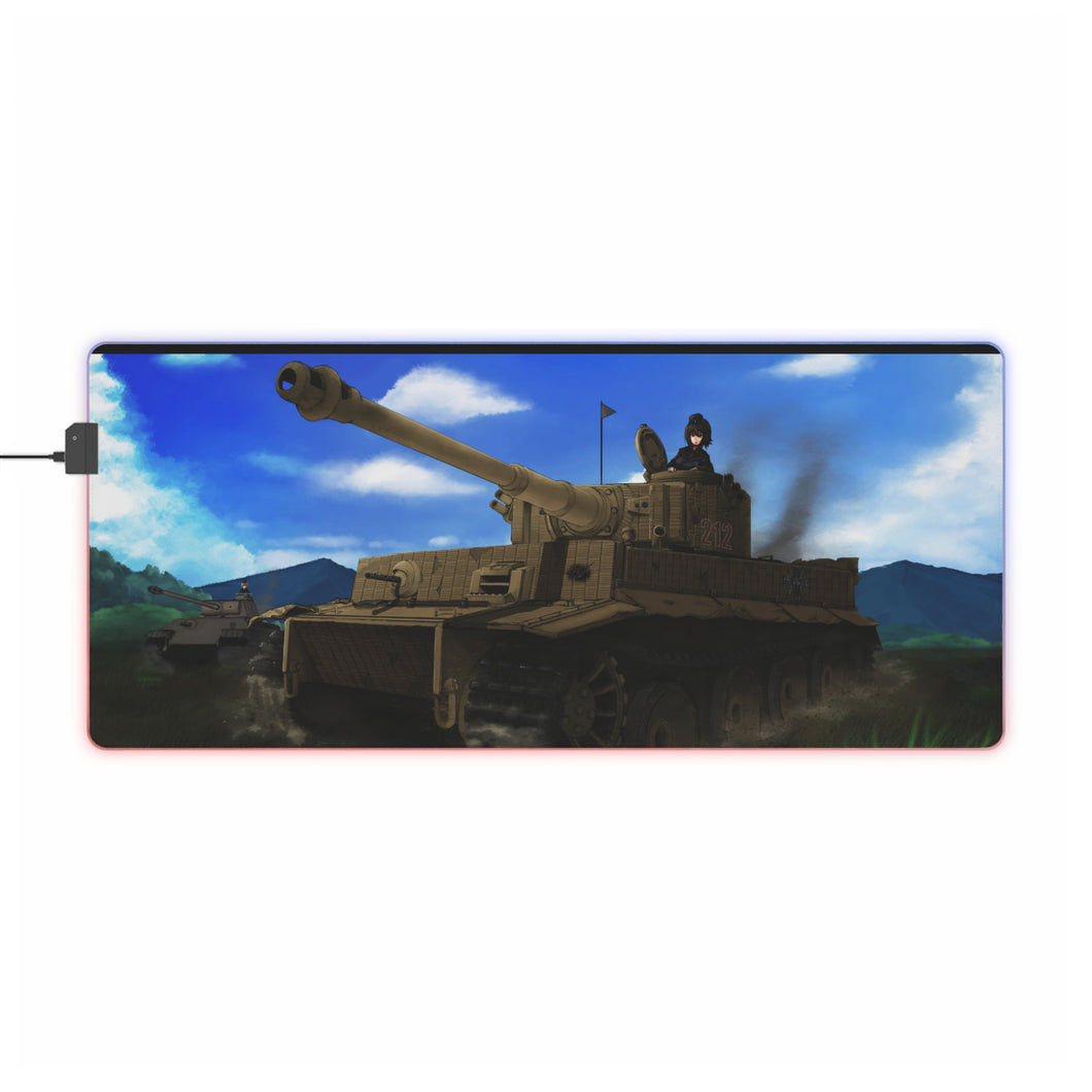 Girls und Panzer RGB LED Mouse Pad (Desk Mat)