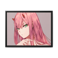 Zero Two Canvas Framed Art Print