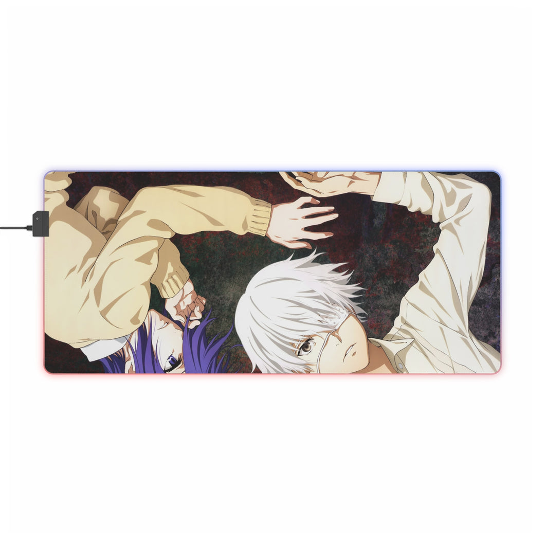 Ken Kaneki Touka Kirishima RGB LED Mouse Pad (Desk Mat)