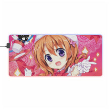 Load image into Gallery viewer, Is The Order A Rabbit? RGB LED Mouse Pad (Desk Mat)
