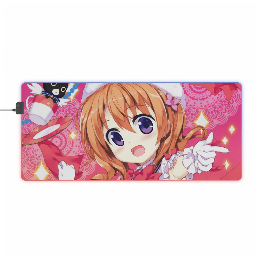 Is The Order A Rabbit? RGB LED Mouse Pad (Desk Mat)
