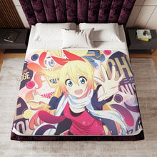 Load image into Gallery viewer, Chitoge Kirisaki Sherpa Blanket
