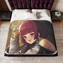 Load image into Gallery viewer, Kikuri Hiroi Sherpa Blanket
