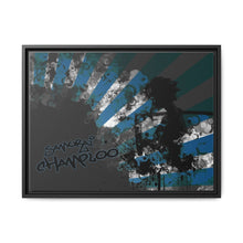 Load image into Gallery viewer, Anime Samurai Champloor Canvas Framed Art Print
