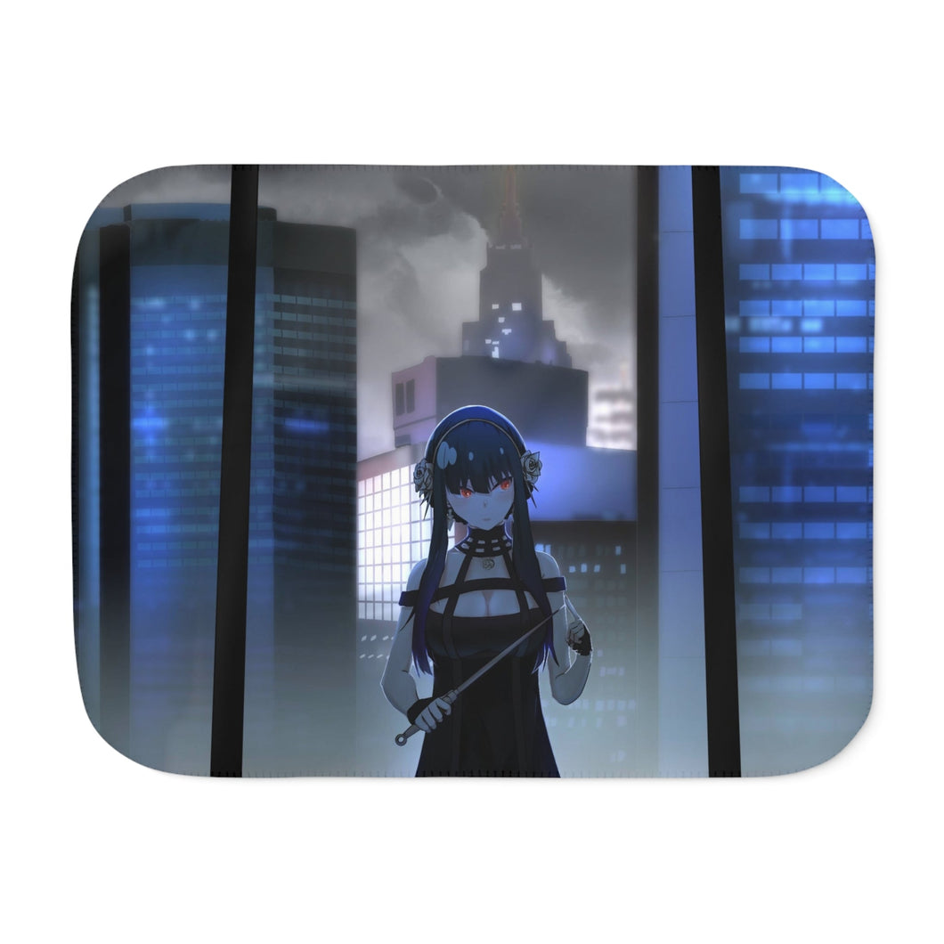 Anime Spy x Family Sherpa Blanket