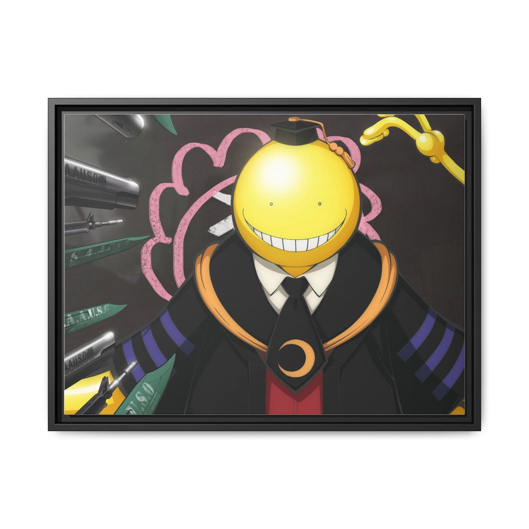 Assassination Classroom Canvas Framed Art Print
