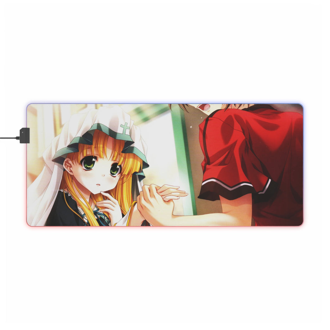 High School DxD Issei Hyoudou, Asia Argento RGB LED Mouse Pad (Desk Mat)
