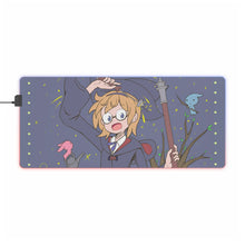 Load image into Gallery viewer, Little Witch Academia Computer Keyboard Pad, Lotte Yanson RGB LED Mouse Pad (Desk Mat)
