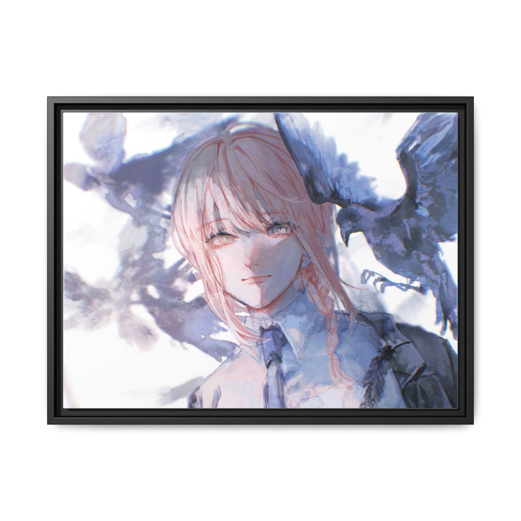 Anime Chainsaw Man Canvas Framed Art Print