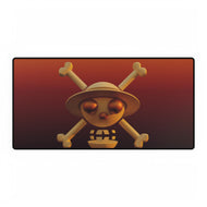 Luffy Jolly Roger 3D 4K Mouse Pad (Desk Mat)